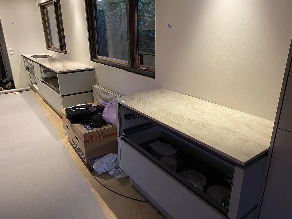 Køkkenbordplade i Dekton Arga, Greve – billede 7