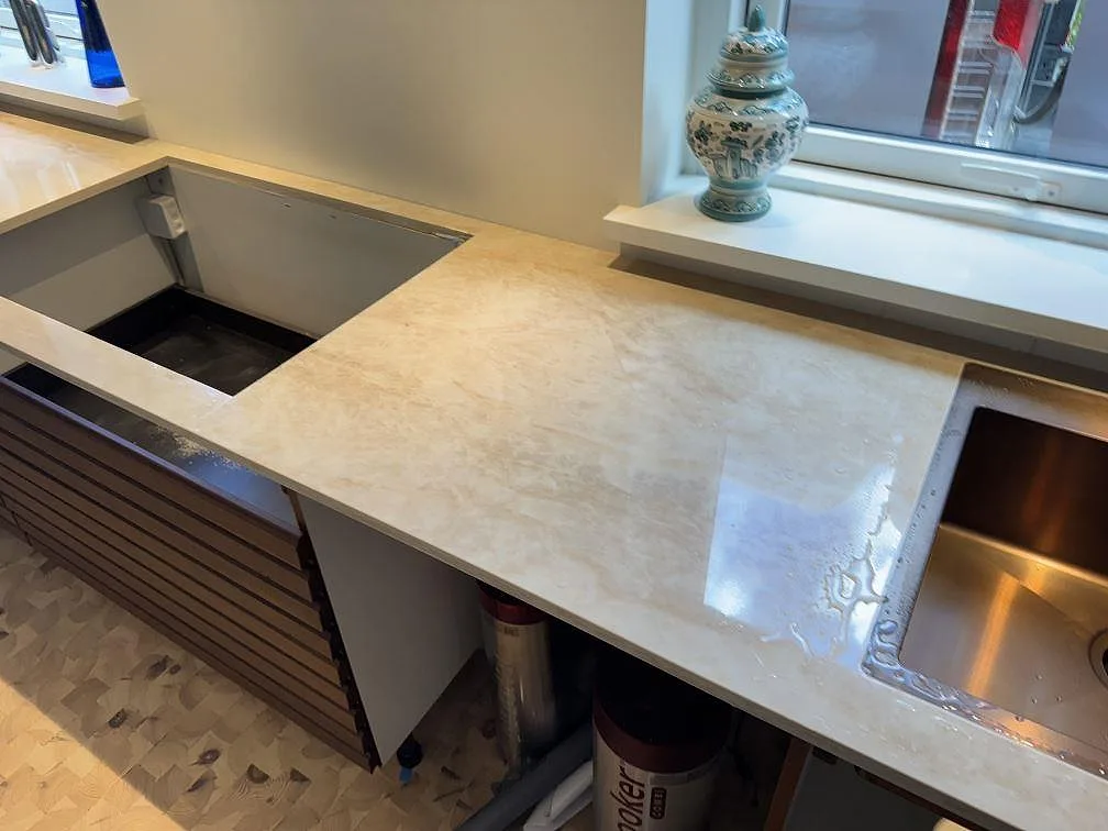 Køkkenbordplade i Dekton Arga, Greve – billede 3