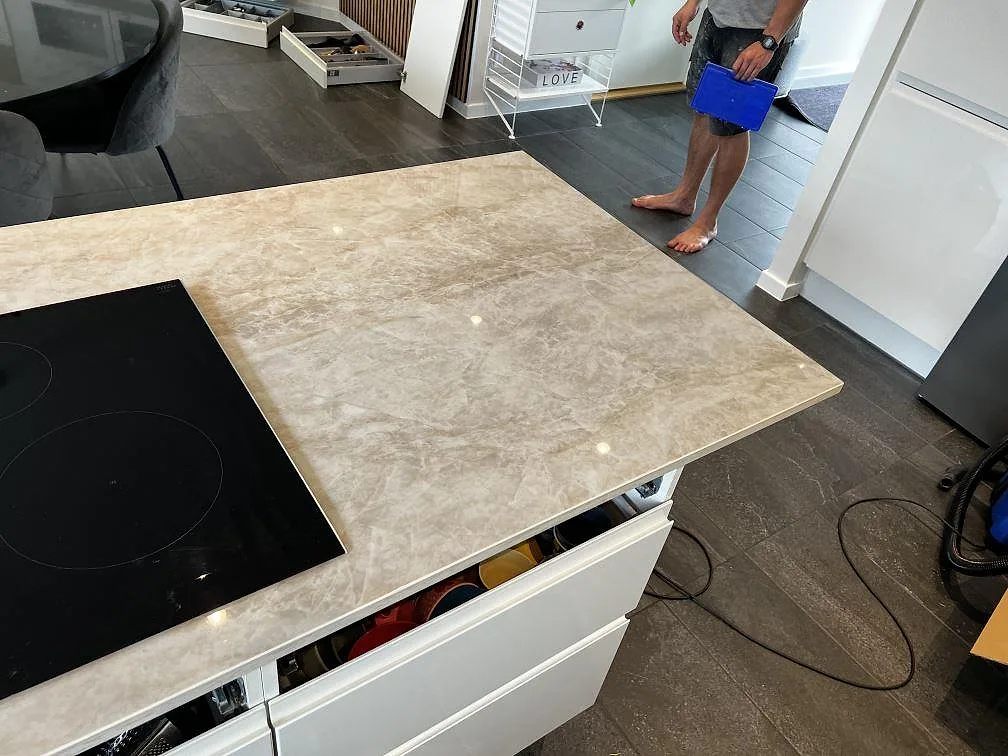 Køkkenbordplade i Dekton Arga, Hörby – billede 6
