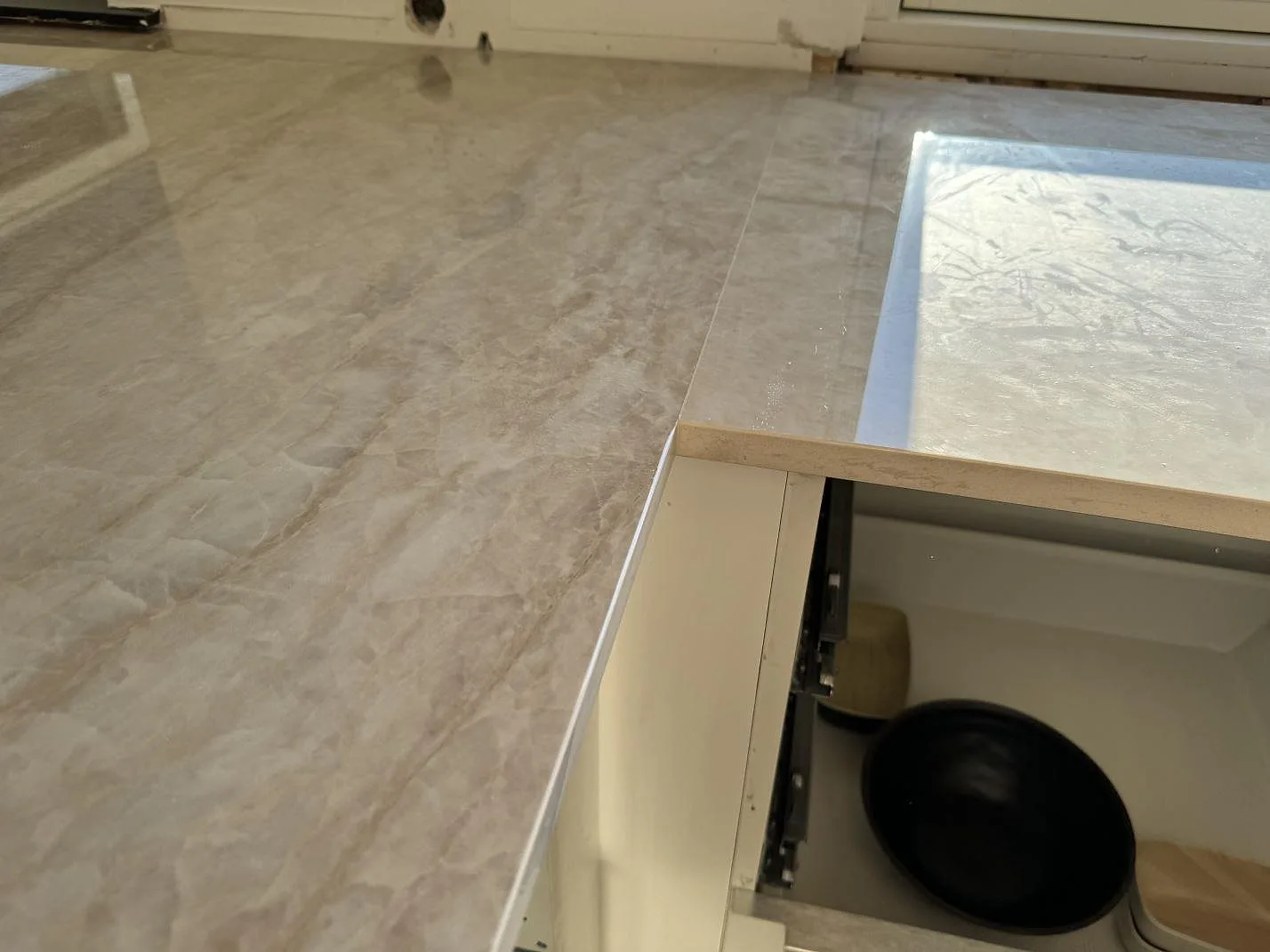 Køkkenbordplade i Dekton Arga, Hørsholm – billede 5
