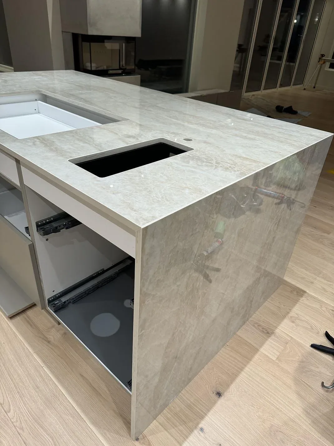 Køkkenbordplade i Dekton Arga, Hunnebostrand – billede 5