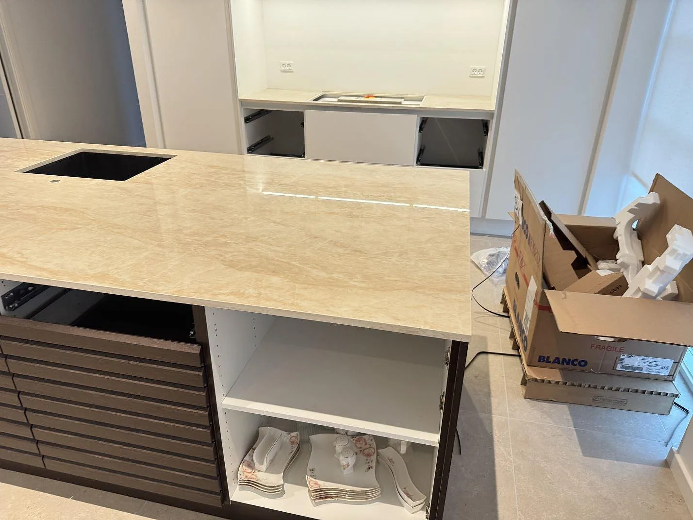 Køkkenbordplade i Dekton Arga, Hvidovre – billede 4