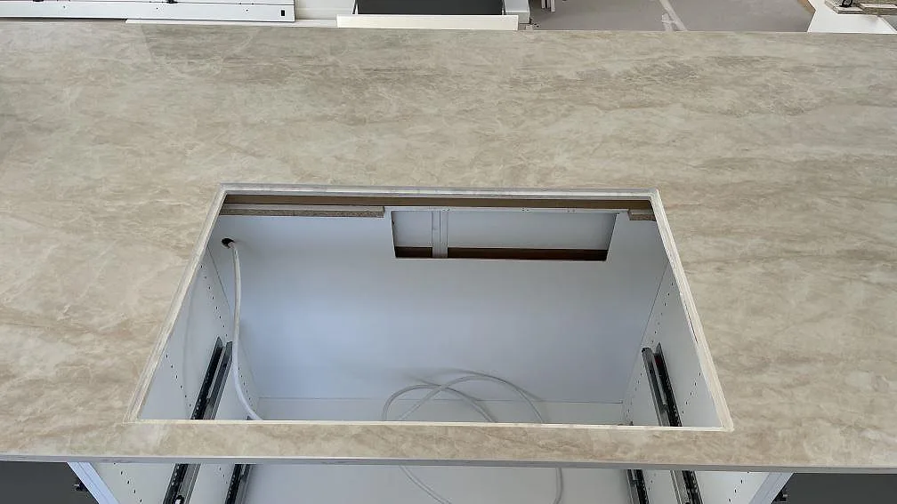Køkkenbordplade i Dekton Arga, Ishöj – billede 6