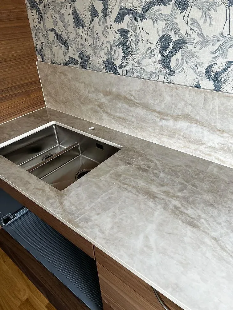 Køkkenbordplade i Dekton Arga, Karlskrona – billede 5