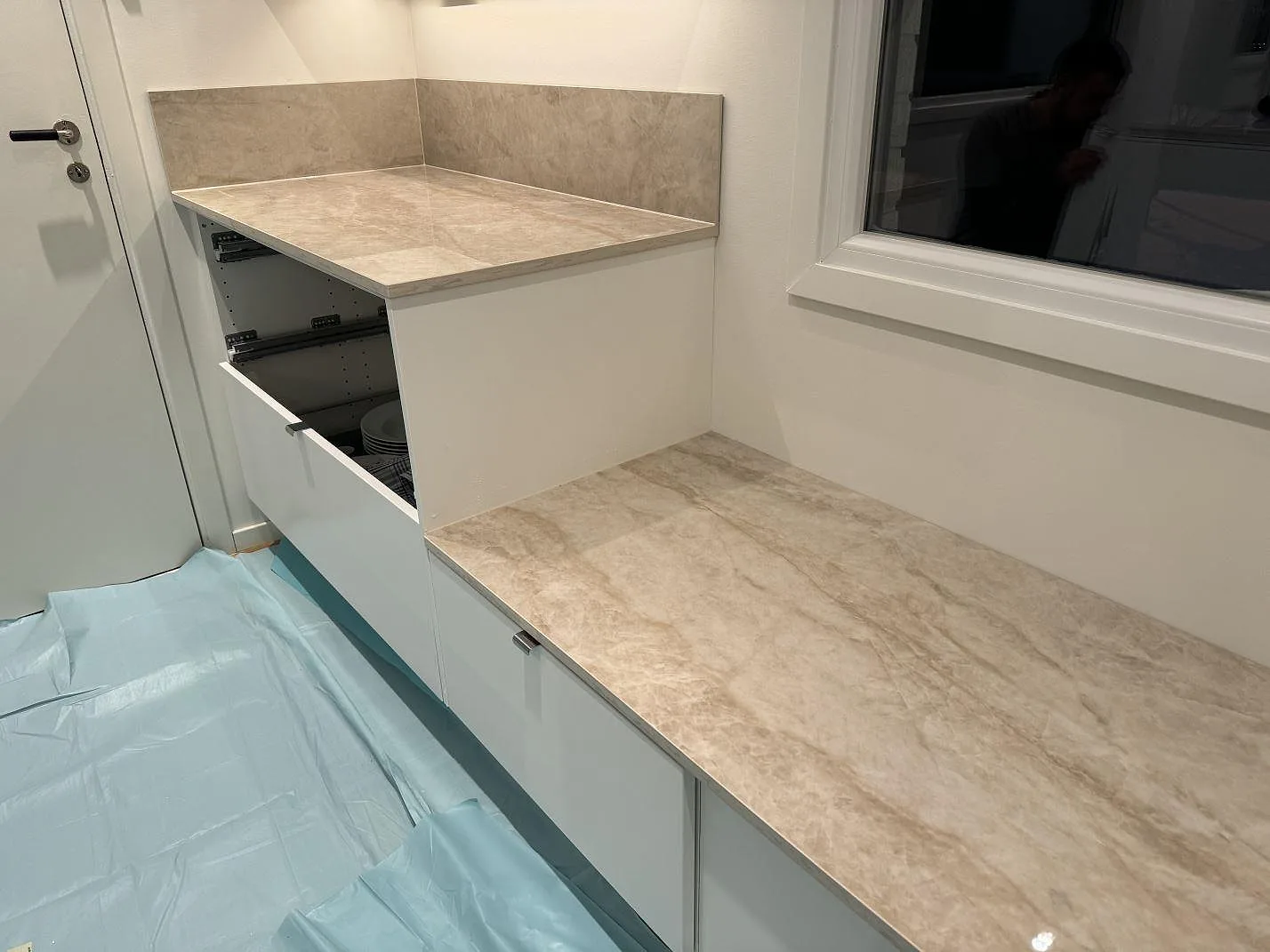 Køkkenbordplade i Dekton Arga, Kristianstad – billede 5