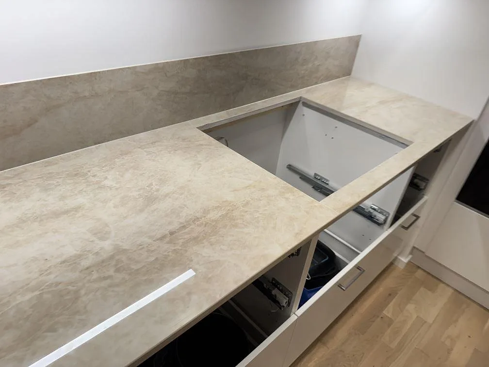 Køkkenbordplade i Dekton Arga, Lomma – billede 5