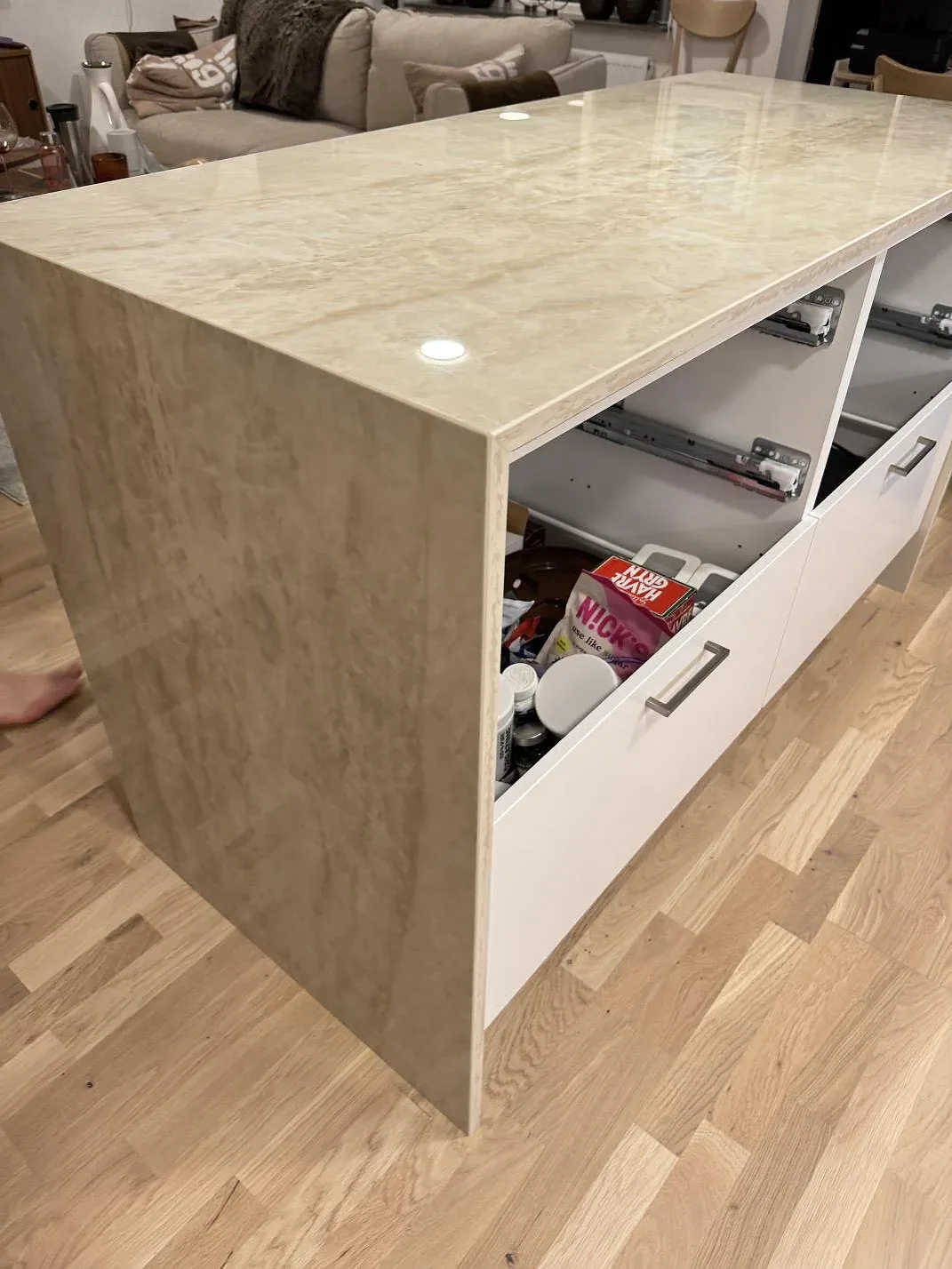 Køkkenbordplade i Dekton Arga, Lomma – billede 8