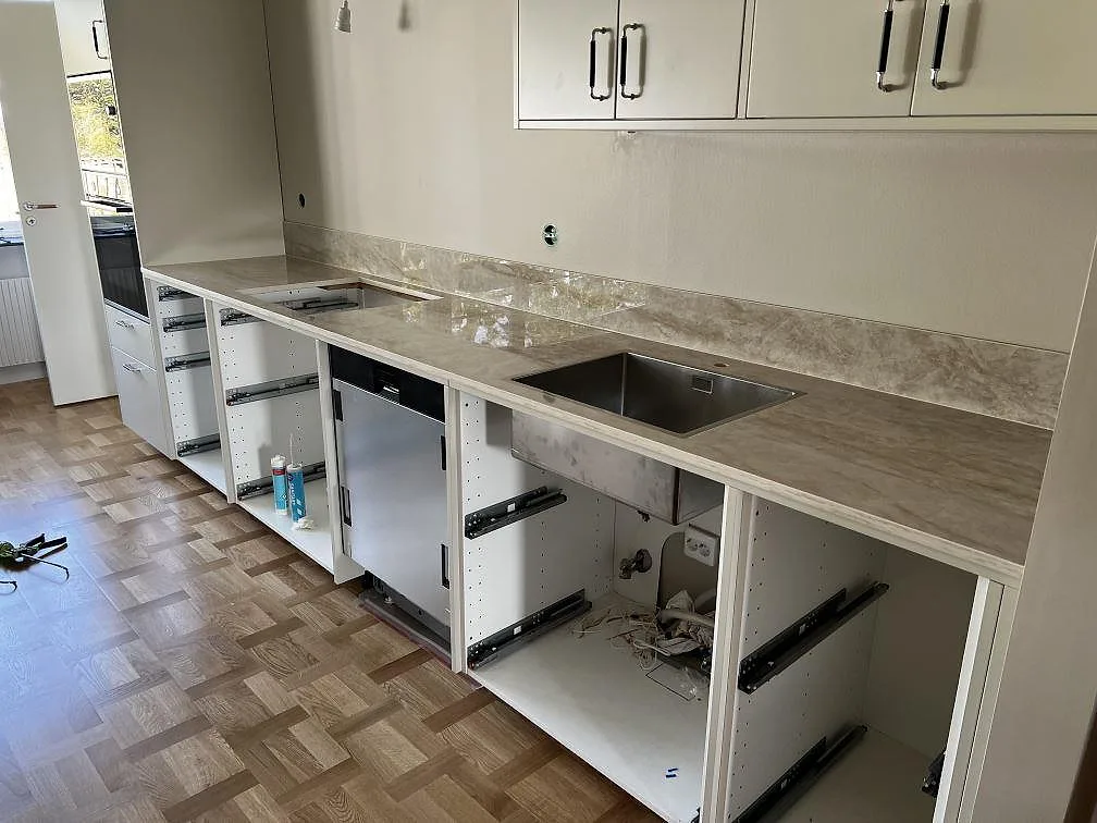 Køkkenbordplade i Dekton Arga, Lund