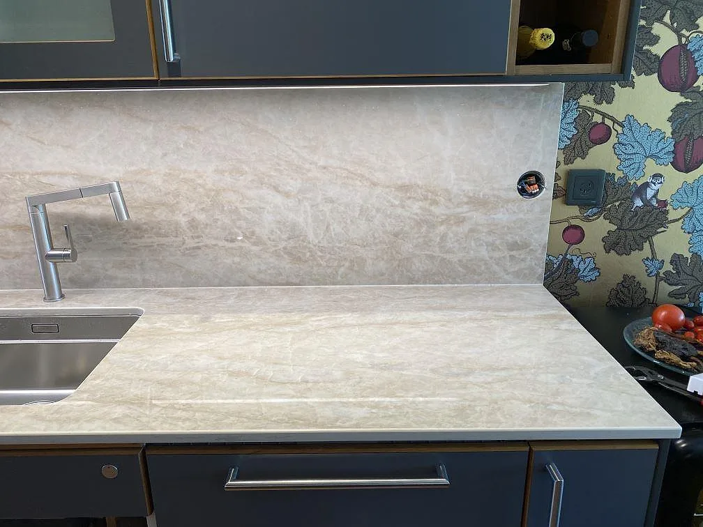 Køkkenbordplade i Dekton Arga, Malmö – billede 2