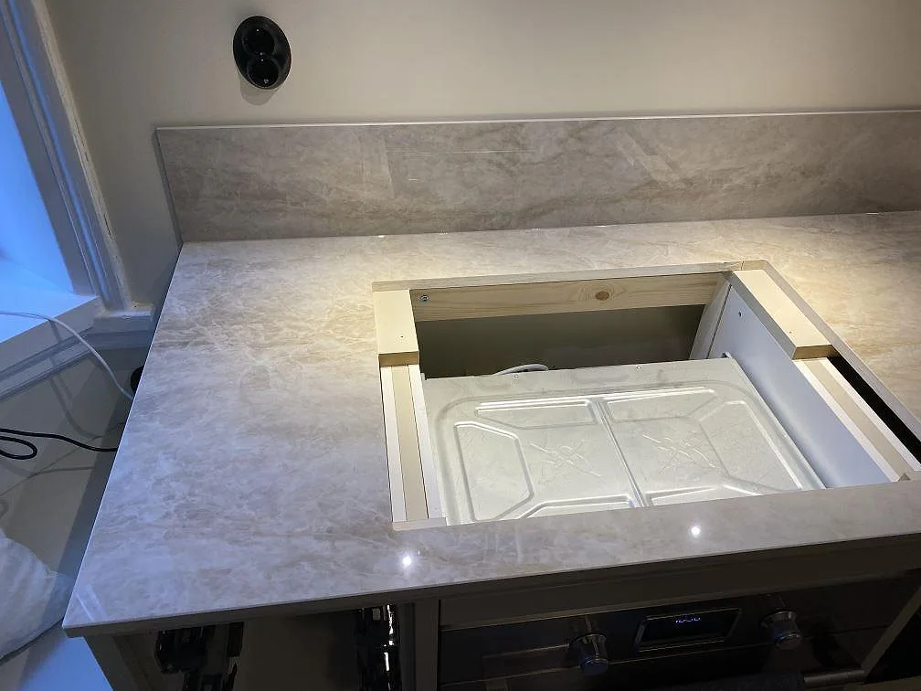 Køkkenbordplade i Dekton Arga, Malmö – billede 4