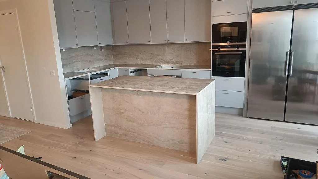 Køkkenbordplade i Dekton Arga, Malmö