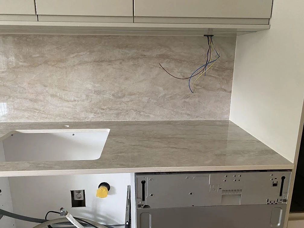 Køkkenbordplade i Dekton Arga, Mölndal – billede 3