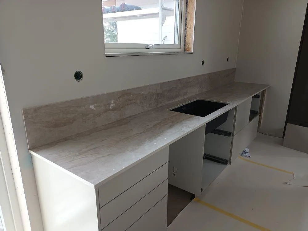 Køkkenbordplade i Dekton Arga, Norrtälje