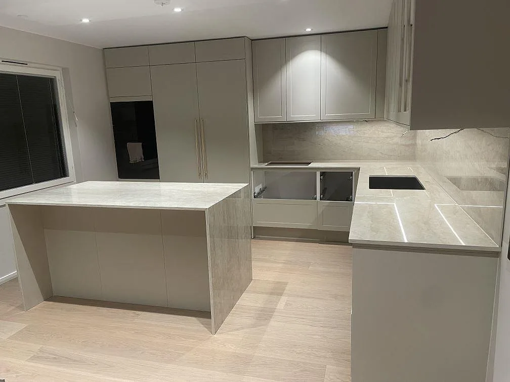 Køkkenbordplade i Dekton Arga, Norsborg – billede 2
