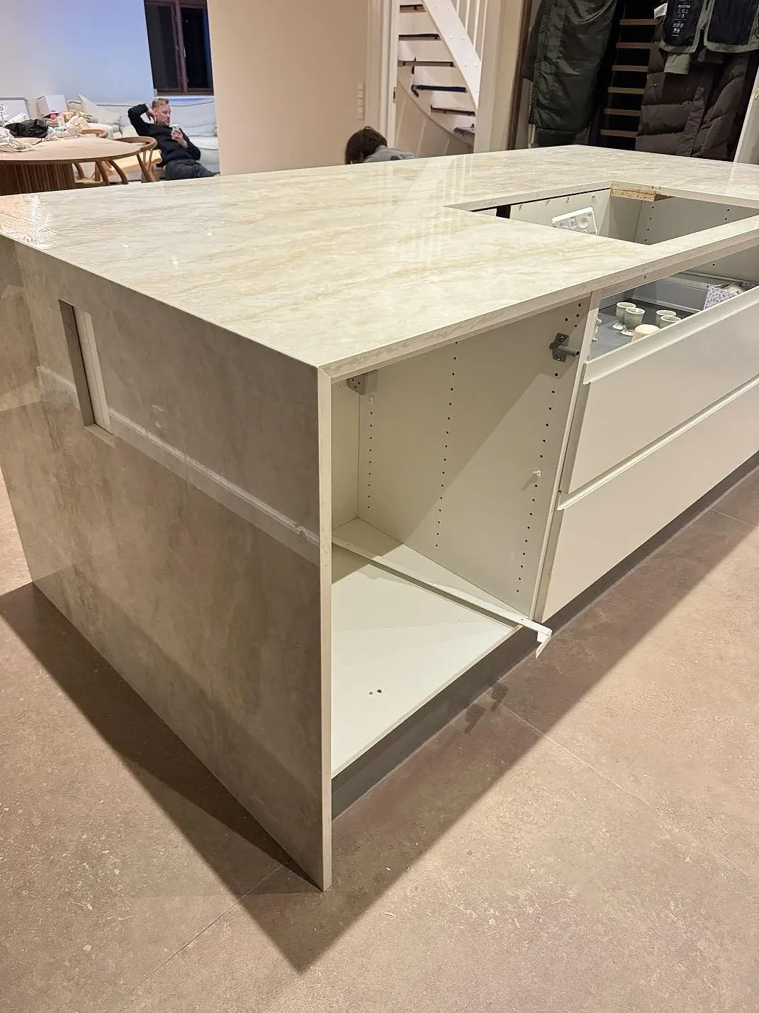 Køkkenbordplade i Dekton Arga, Roskilde – billede 8
