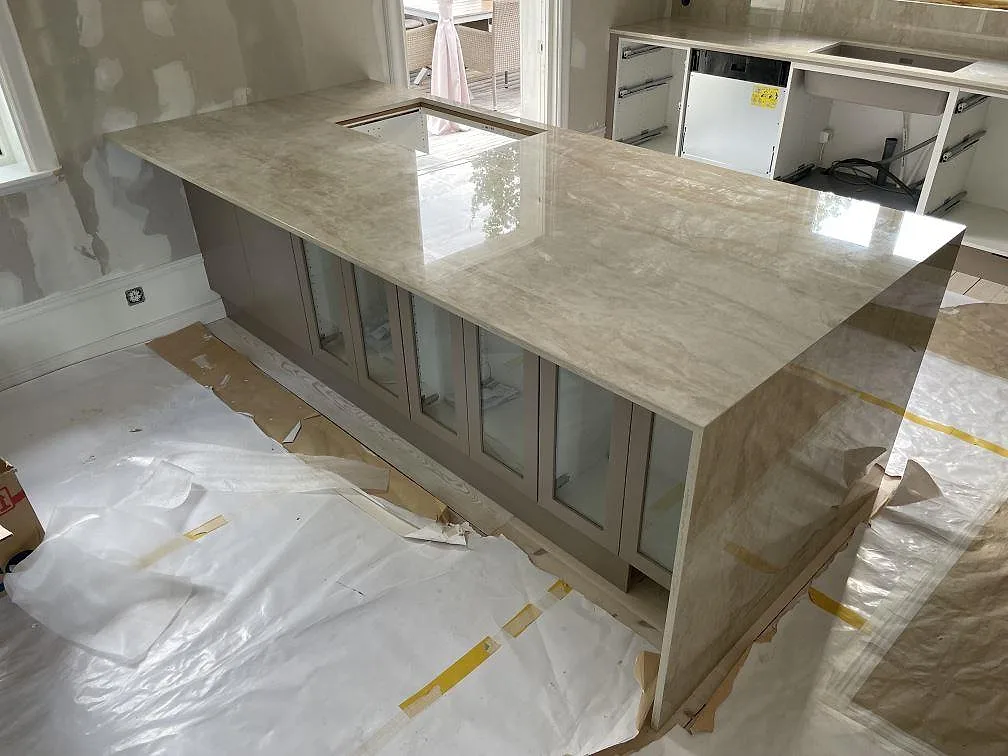 Køkkenbordplade i Dekton Arga, Sandviken – billede 2
