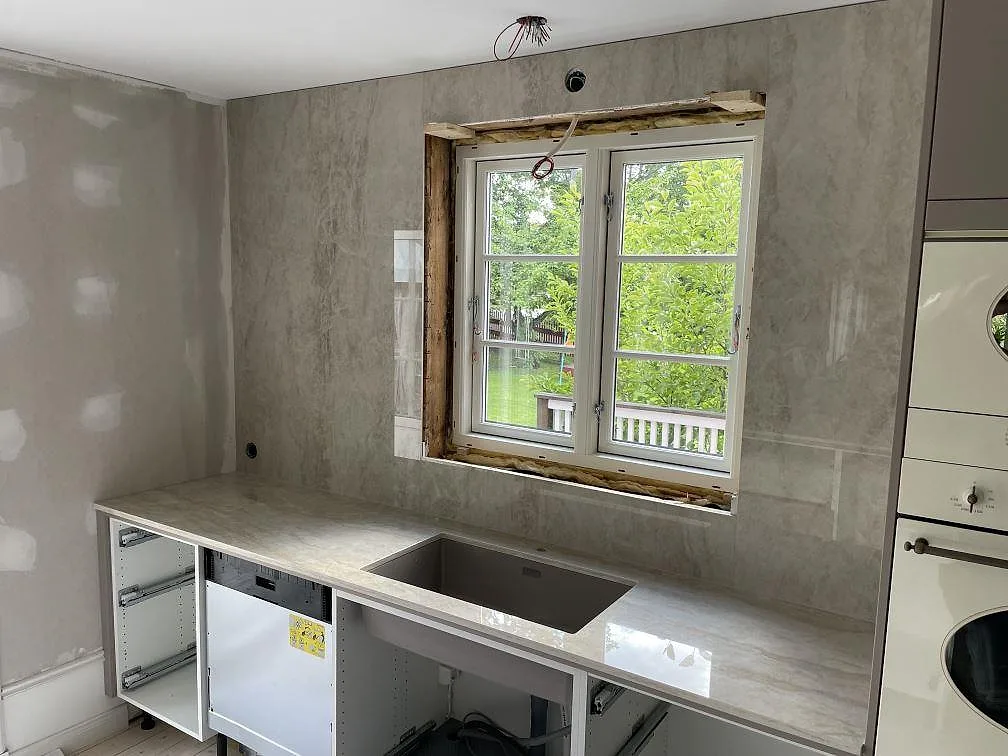 Køkkenbordplade i Dekton Arga, Sandviken – billede 4