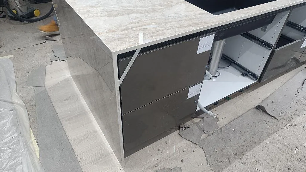 Køkkenbordplade i Dekton Arga, Sengeløse – billede 8
