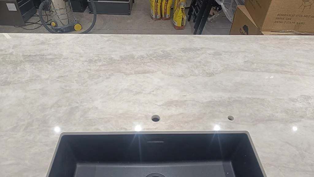 Køkkenbordplade i Dekton Arga, Sengeløse – billede 4