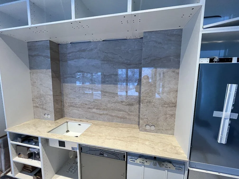 Køkkenbordplade i Dekton Arga, Sigtuna – billede 2