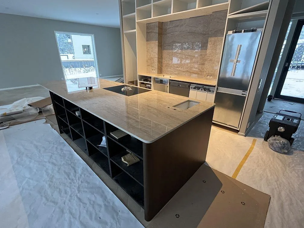 Køkkenbordplade i Dekton Arga, Sigtuna