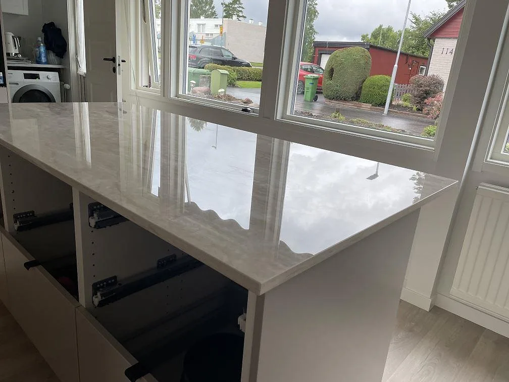 Køkkenbordplade i Dekton Arga, Skövde – billede 3