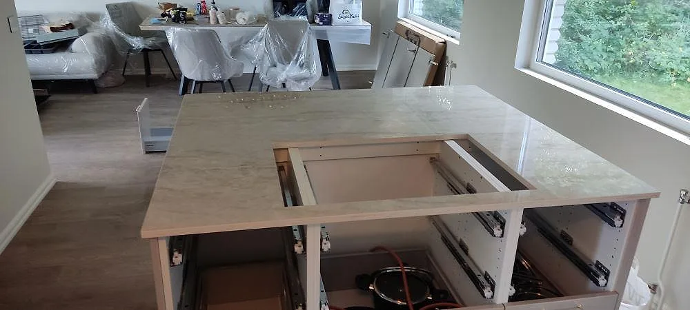 Køkkenbordplade i Dekton Arga, Skövde – billede 4