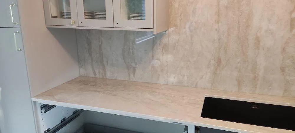Køkkenbordplade i Dekton Arga, Skövde