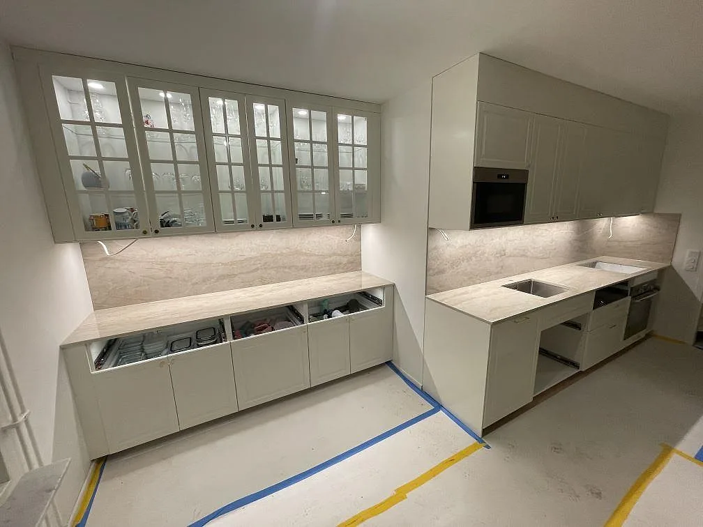 Køkkenbordplade i Dekton Arga, Solna – billede 5