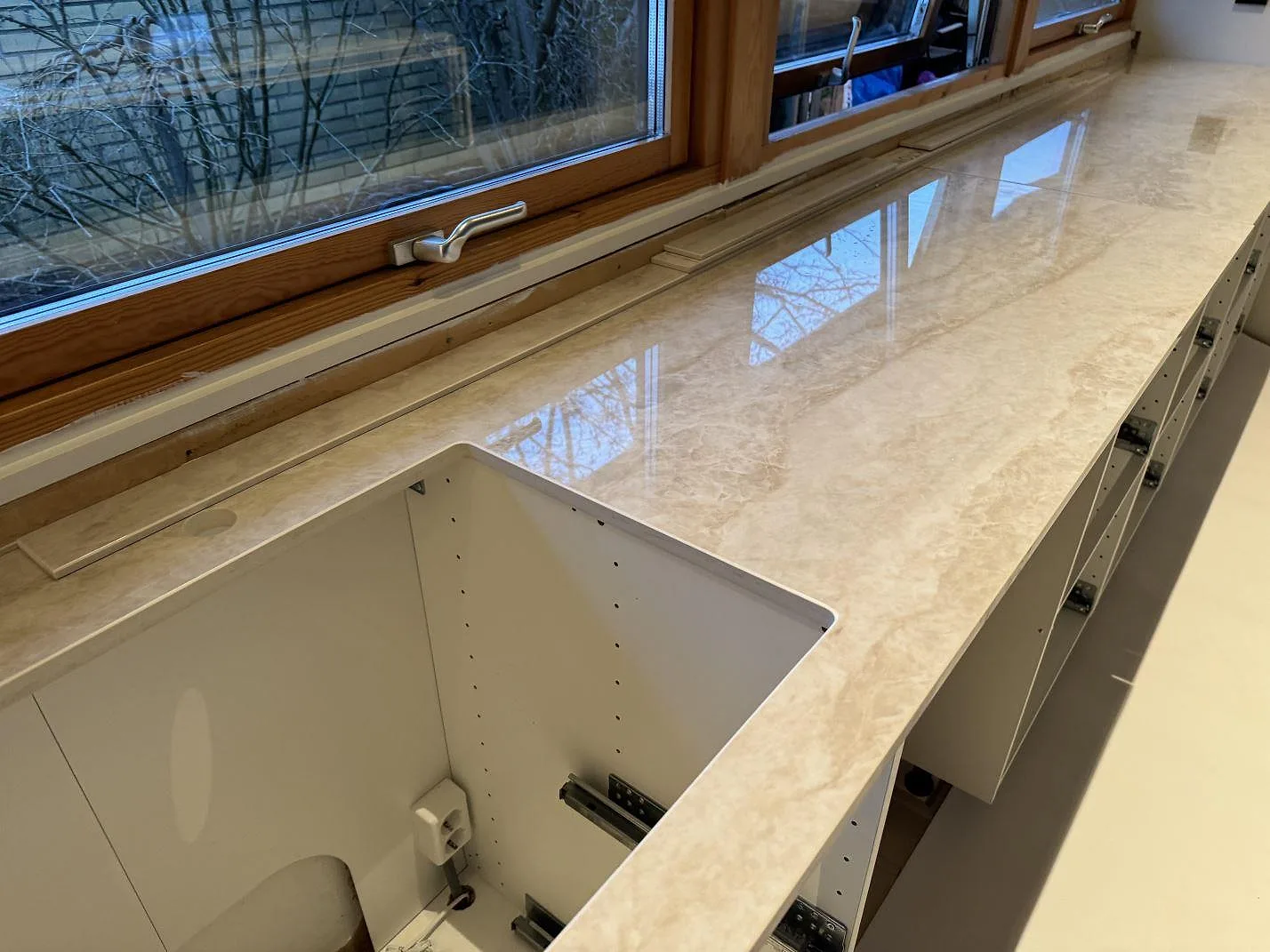 Køkkenbordplade i Dekton Arga, Staffanstorp – billede 4