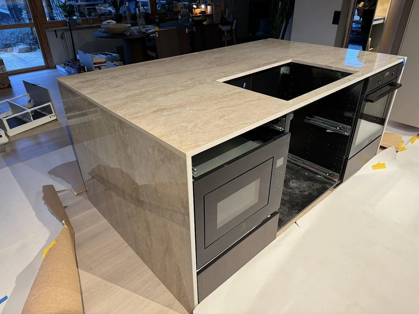 Køkkenbordplade i Dekton Arga, Staffanstorp – billede 2