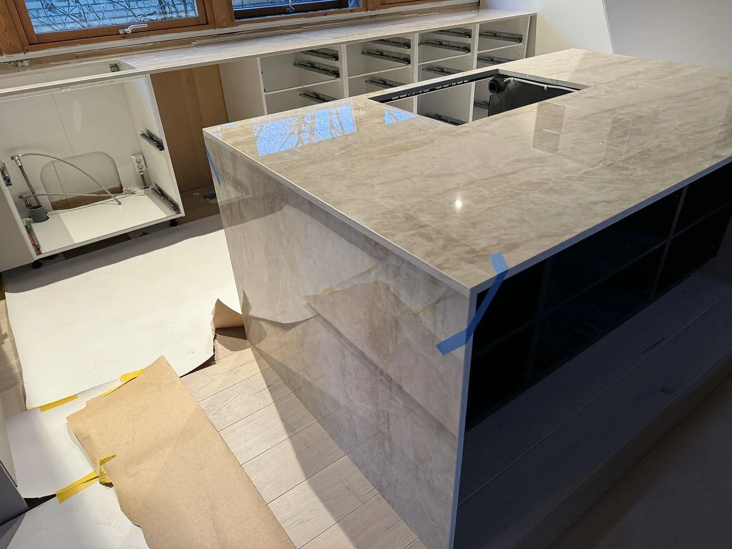Køkkenbordplade i Dekton Arga, Staffanstorp – billede 3