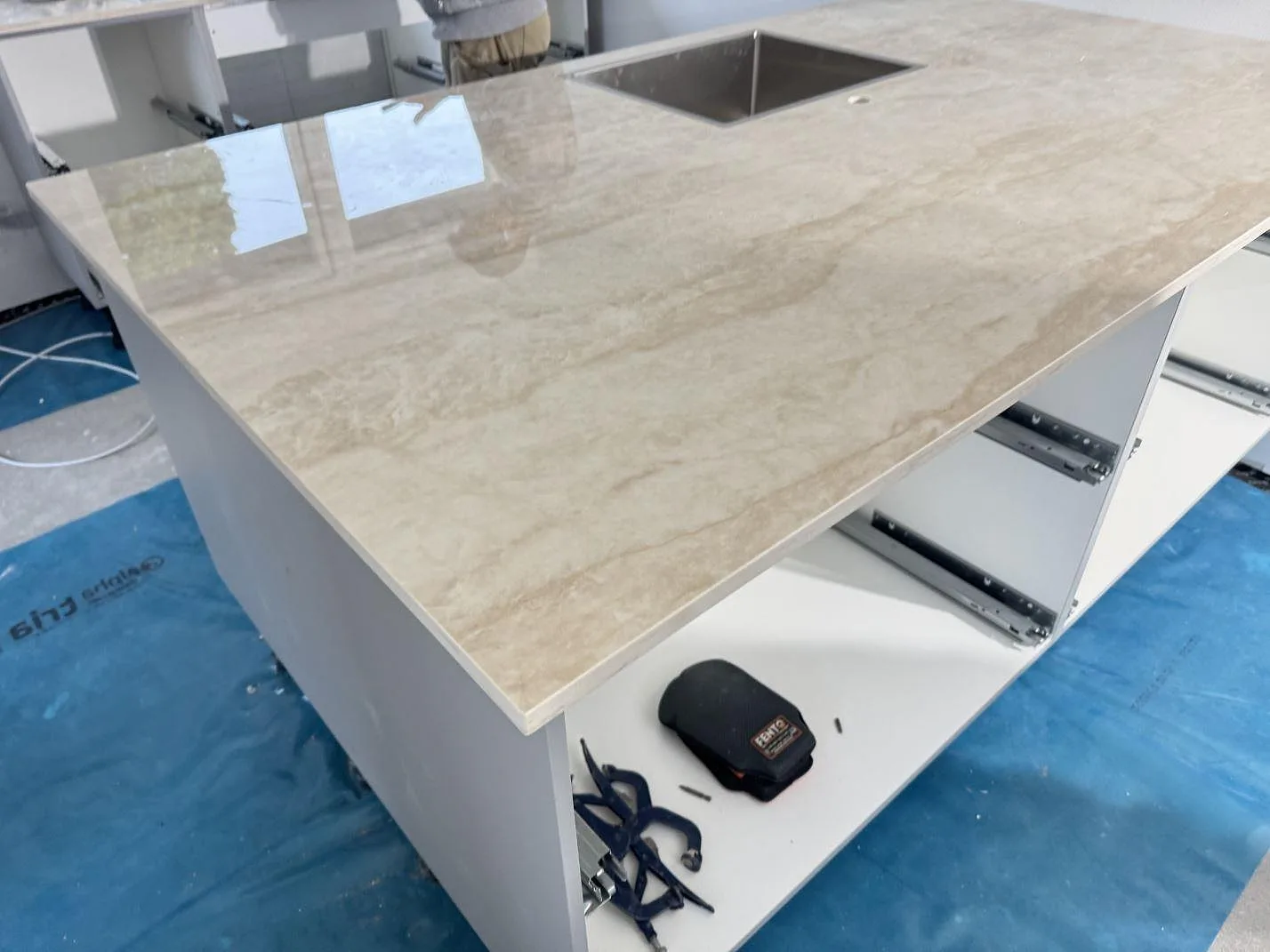 Køkkenbordplade i Dekton Arga, Stenløse – billede 5