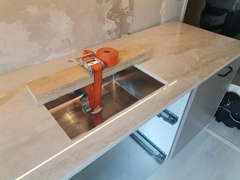 Køkkenbordplade i Dekton Arga, Stockholm – billede 2