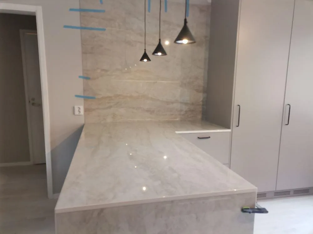 Køkkenbordplade i Dekton Arga, Stockholm