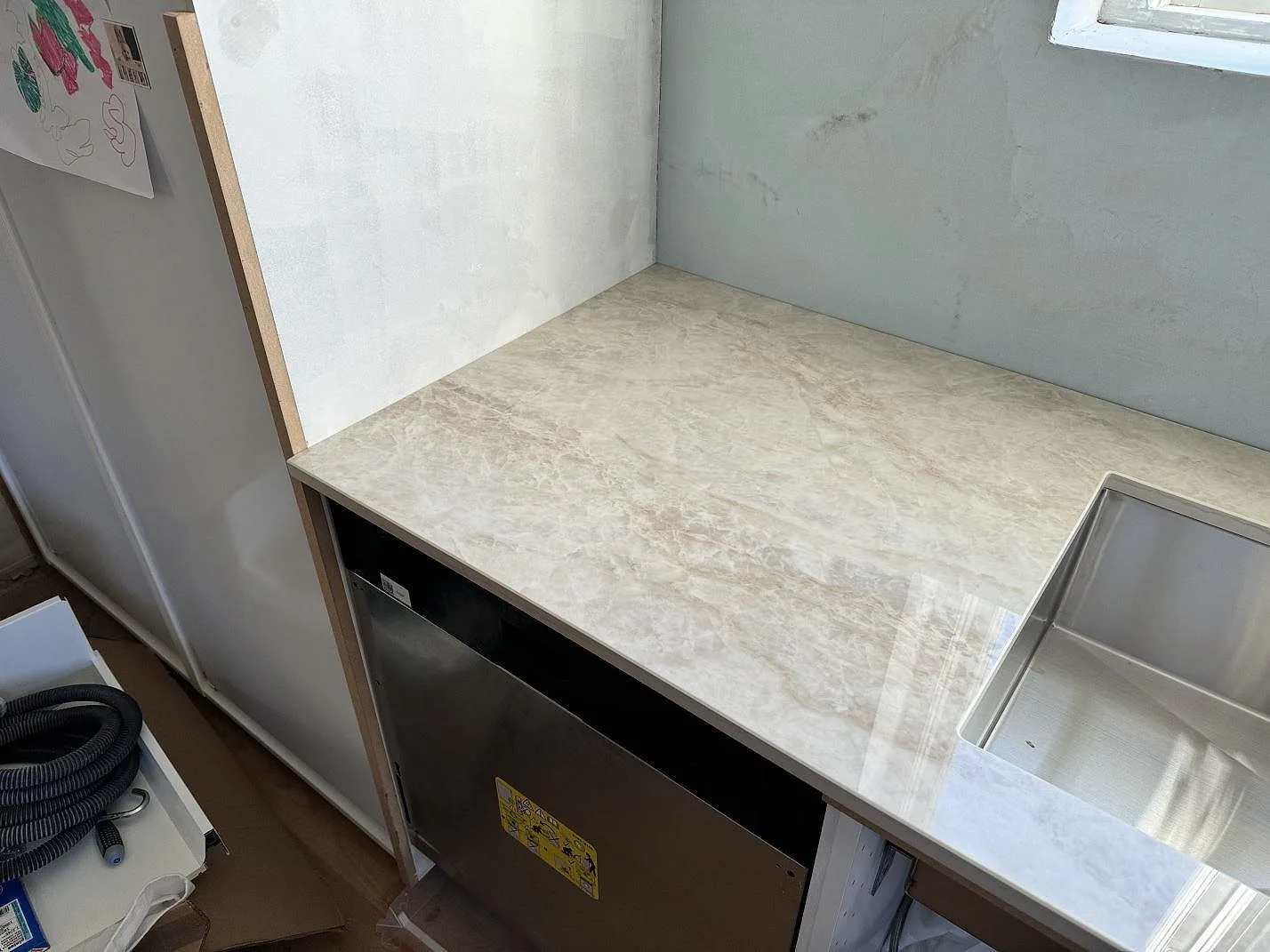 Køkkenbordplade i Dekton Arga, Svedala – billede 7