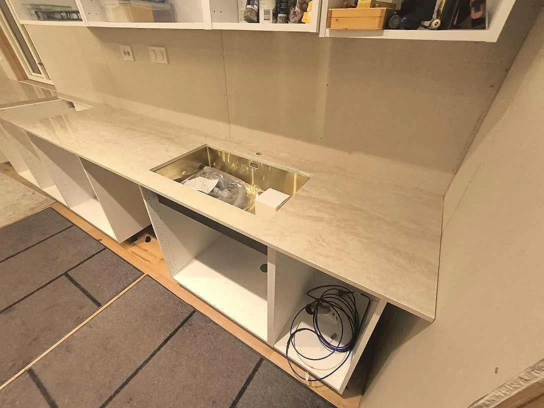 Køkkenbordplade i Dekton Arga, Torsåker – billede 4