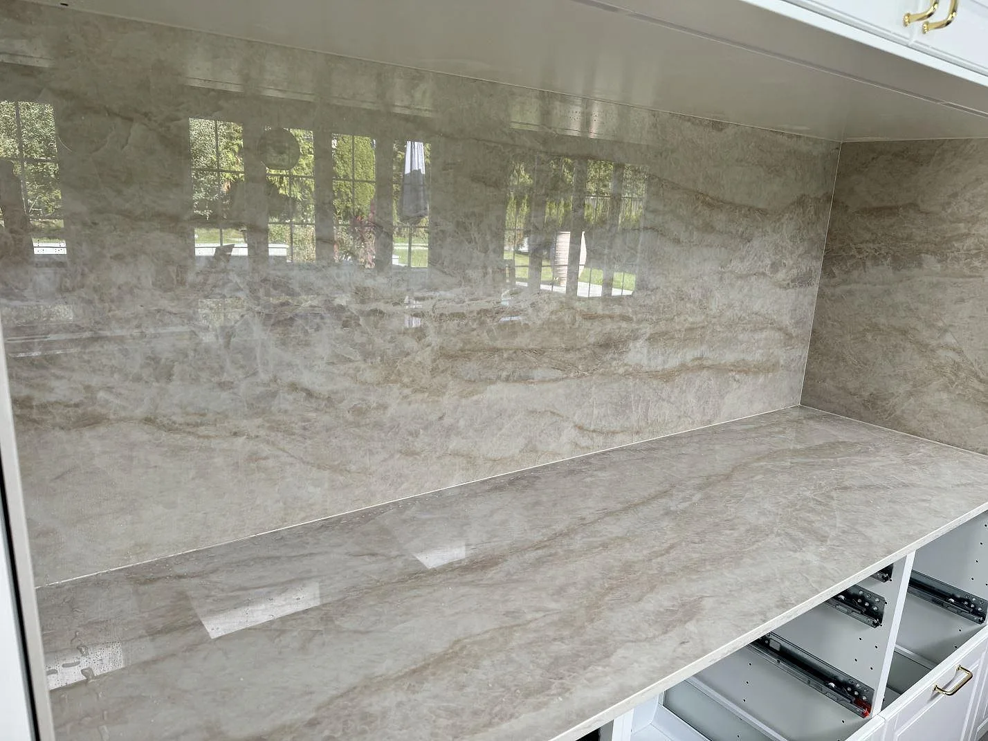 Køkkenbordplade i Dekton Arga, Tygelsjö – billede 5
