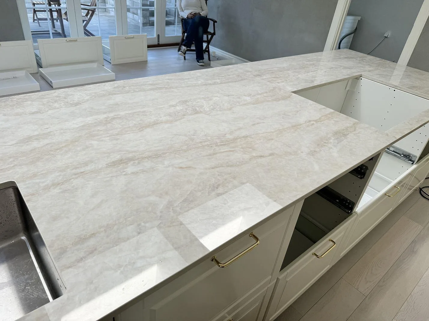 Køkkenbordplade i Dekton Arga, Tygelsjö – billede 2
