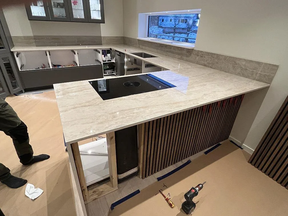 Køkkenbordplade i Dekton Arga, Tyresö