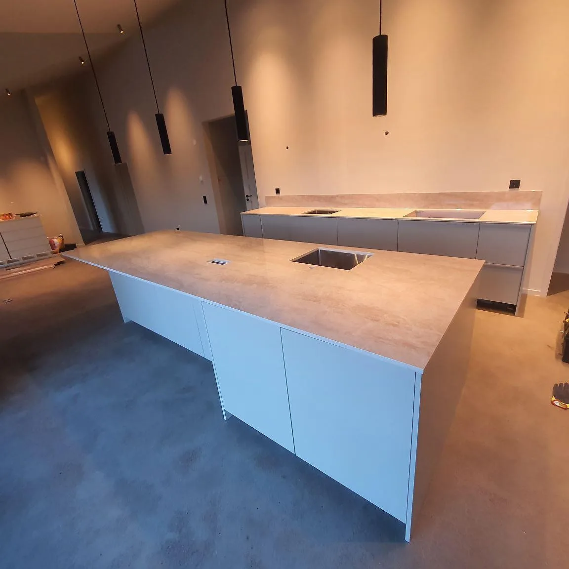 Køkkenbordplade i Dekton Arga, Uppsala