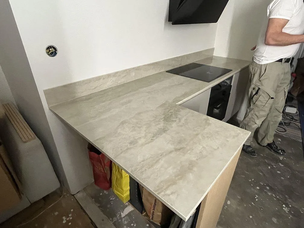 Køkkenbordplade i Dekton Arga, Uppsala