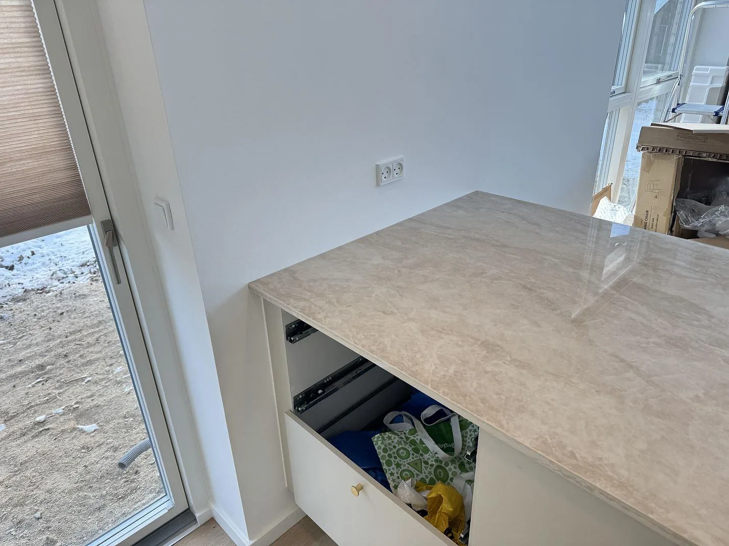 Køkkenbordplade i Dekton Arga, Valby – billede 6