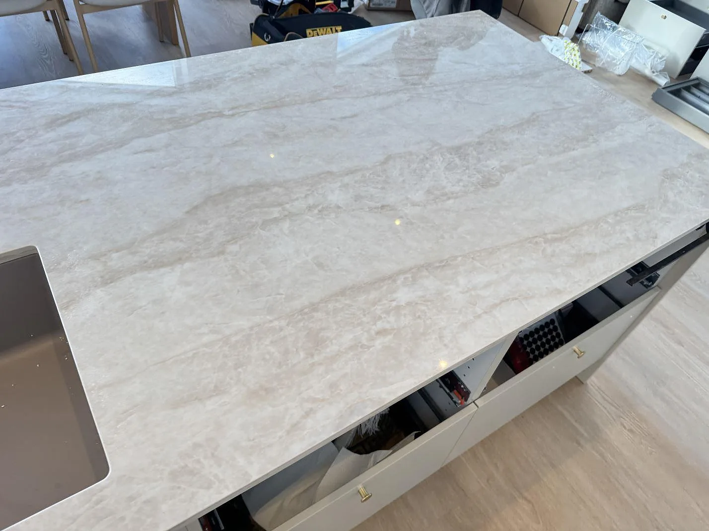 Køkkenbordplade i Dekton Arga, Valby – billede 4