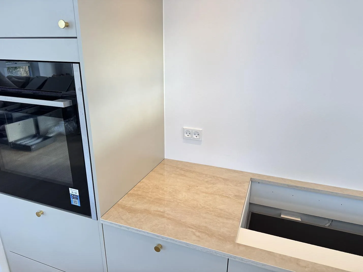 Køkkenbordplade i Dekton Arga, Valby – billede 2