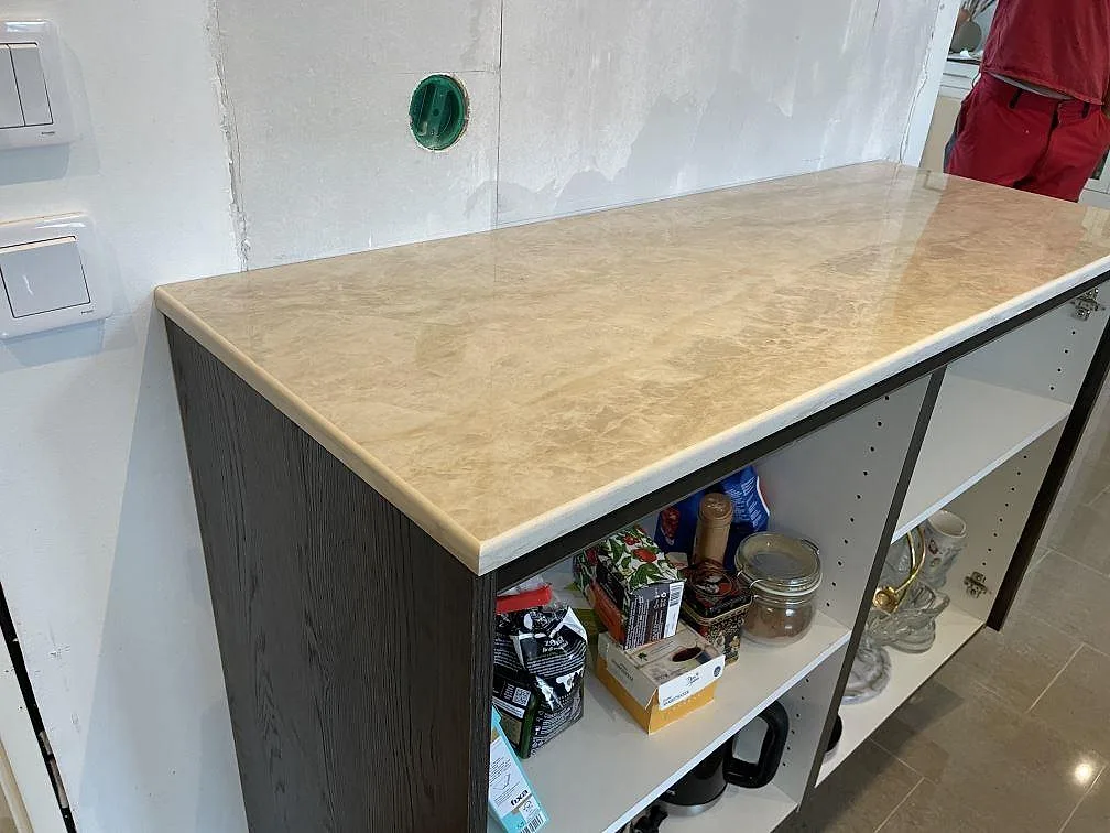 Køkkenbordplade i Dekton Arga, Veberöd – billede 7