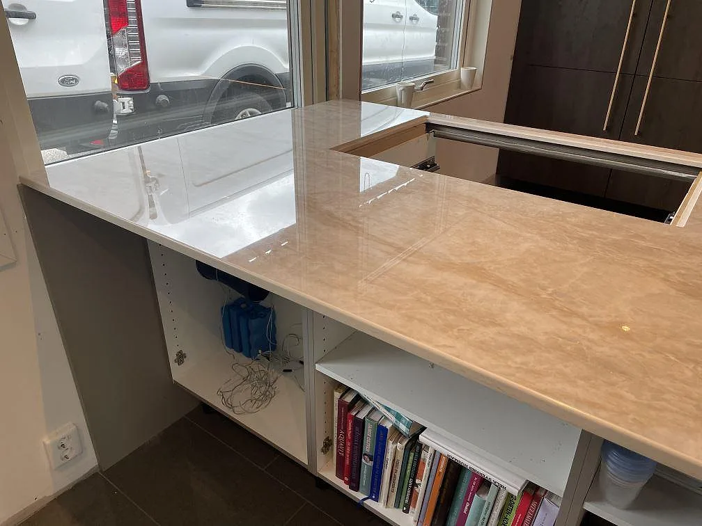 Køkkenbordplade i Dekton Arga, Veberöd – billede 3