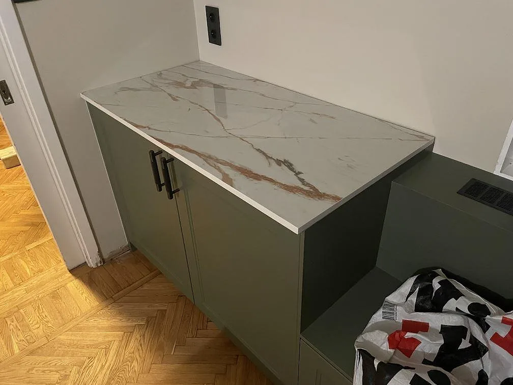 Køkkenbordplade i Dekton Awake, Enskede – billede 2