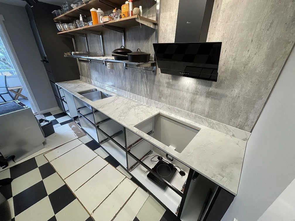 Køkkenbordplade i Dekton Bergen, Gustavsberg – billede 2
