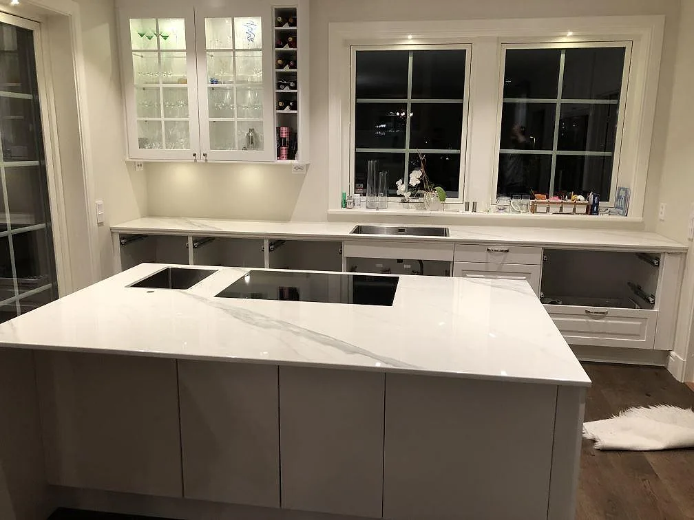 Køkkenbordplade i Dekton Bergen-keramik, Västra Frölunda